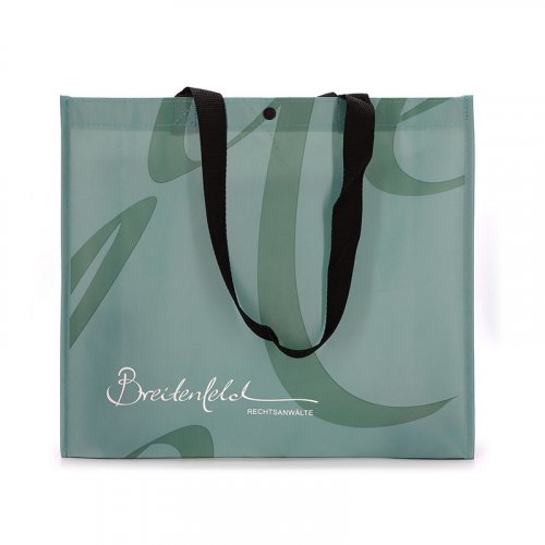 Non woven bag with long and short handles