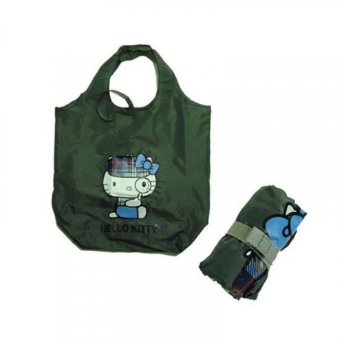 Folding bag with silk printing