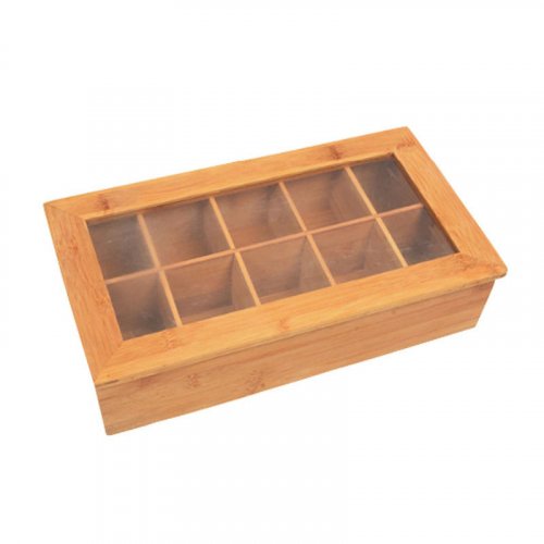 Wooden box with window