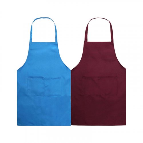Dyed cotton apron