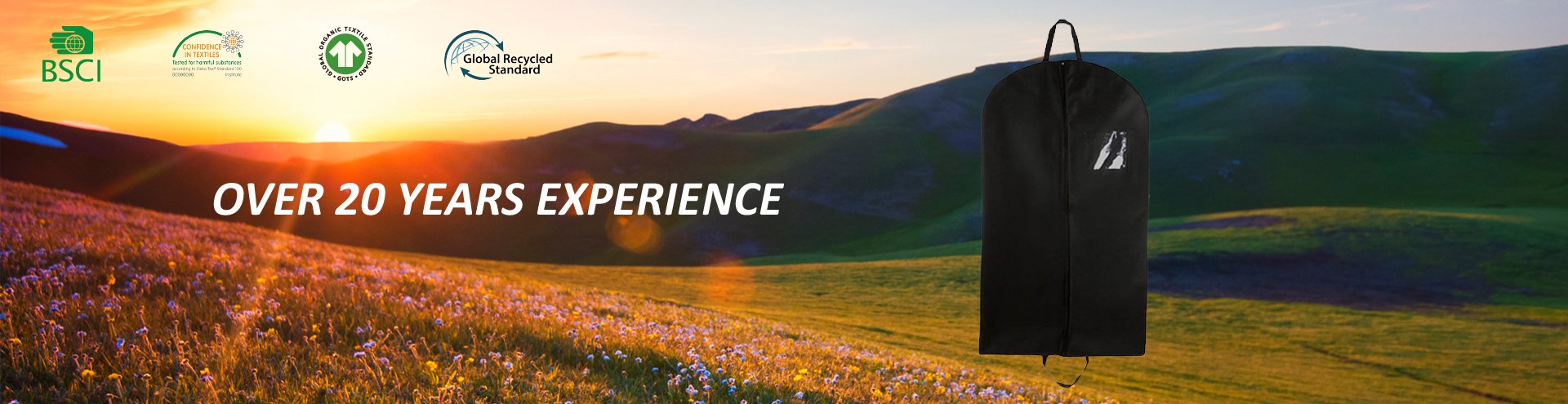 SUIT COVER bag  banner