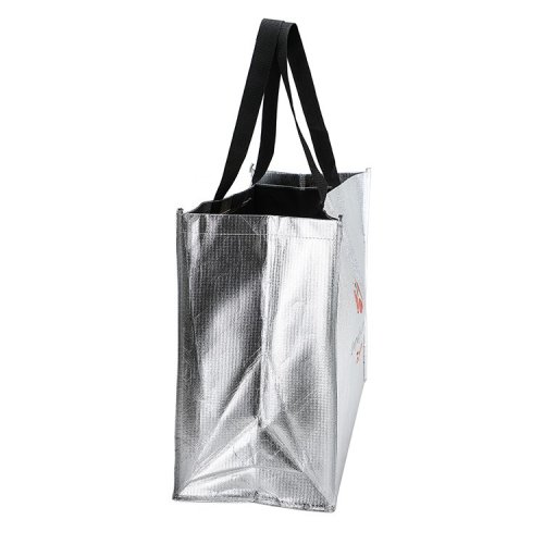 GRS oekotex 100 Promotional pp coated custom printed recycled eco tnt grocery handle PP woven bag
