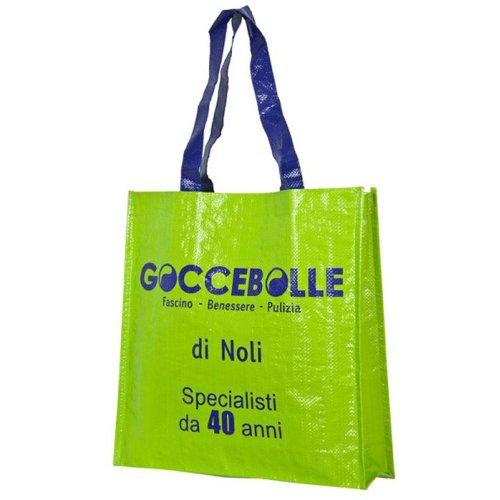 promotional pp laminated woven bag with different grms