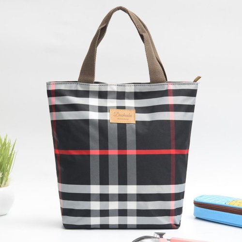 Promotional cooler bag with tube hand