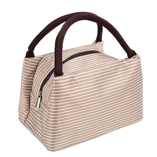 Qingdao factory GOTS oekotex 100 Custom Logo Print Luxury Clothes cooler bag With short Handles