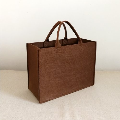 Qingdao factory GOTS oekotex 100 ISO BSCI Factory Recycle Degradable Cartoon Little Animal Customization High Quality Felt bag