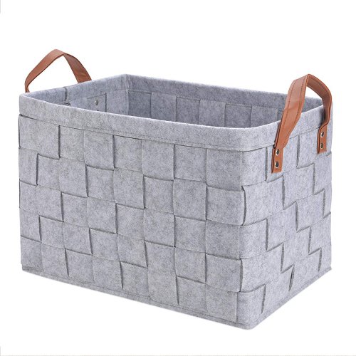 BSCI factory Eco-Friendly washable felt laundry bag