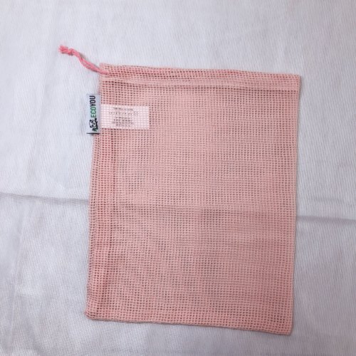 Drawstring cotton mesh net Filet pouch