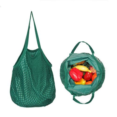 polyester lining cotton net mesh bag