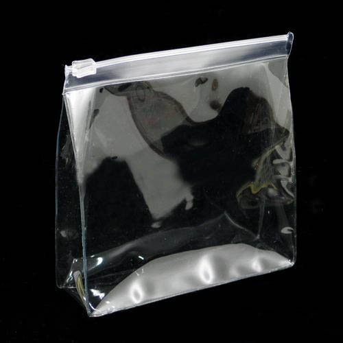 Zipper transparent PVC bag for amazon