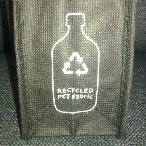 GRS RPET silk screen printed shopping bag