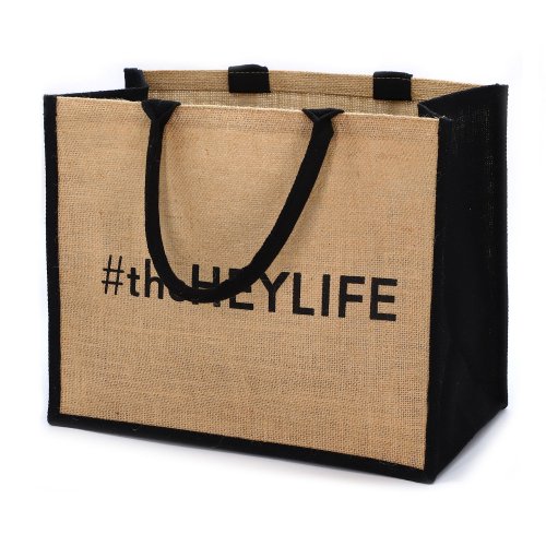 Silk screen printed Jute bag
