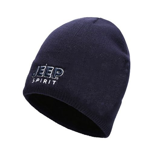 Acrylic knitted hat beanies without cuff