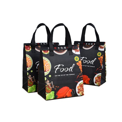 Disposable food delivery cheap price thermal insulated cooler bag