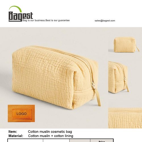 cotton muslin cosmetic bag china price